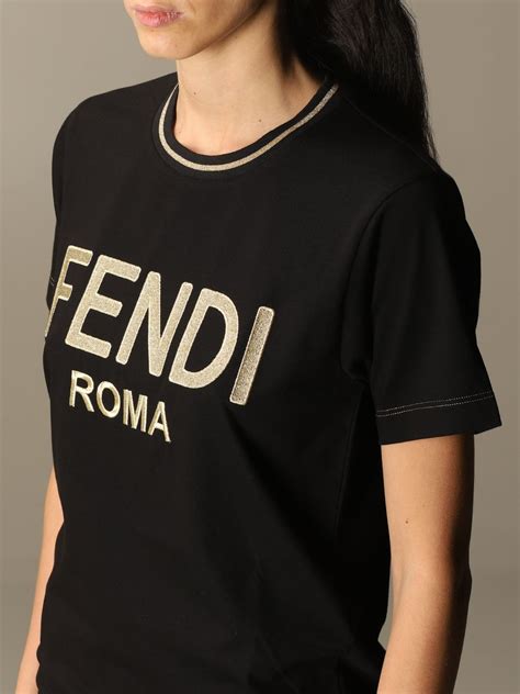 fendi t shirt women's replica|Fendi roma shirt.